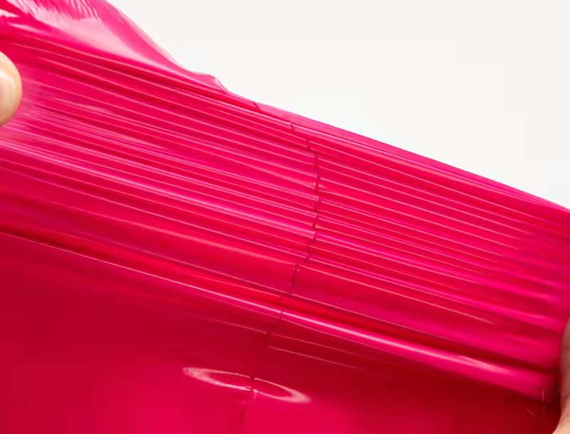 武城玫红色快递袋-05