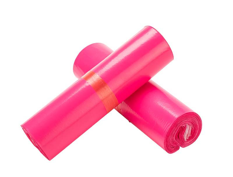 武城玫红色快递袋-02